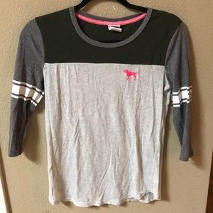 PINK half long sleeve